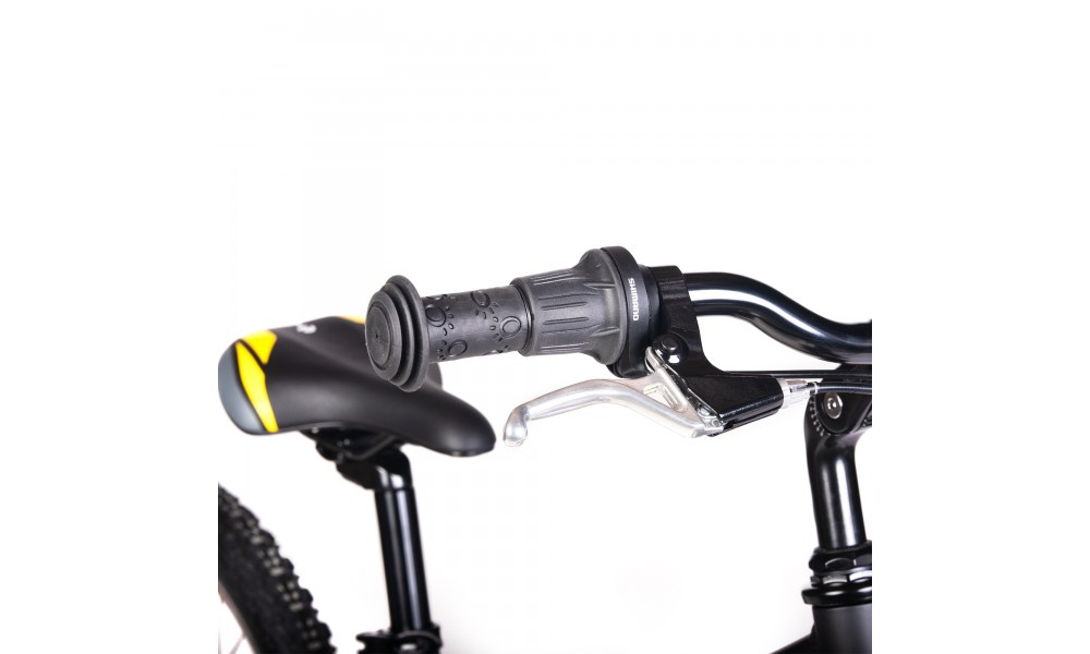 Rower dziecięcy Unibike Pilot 2024 - czarno-żółty