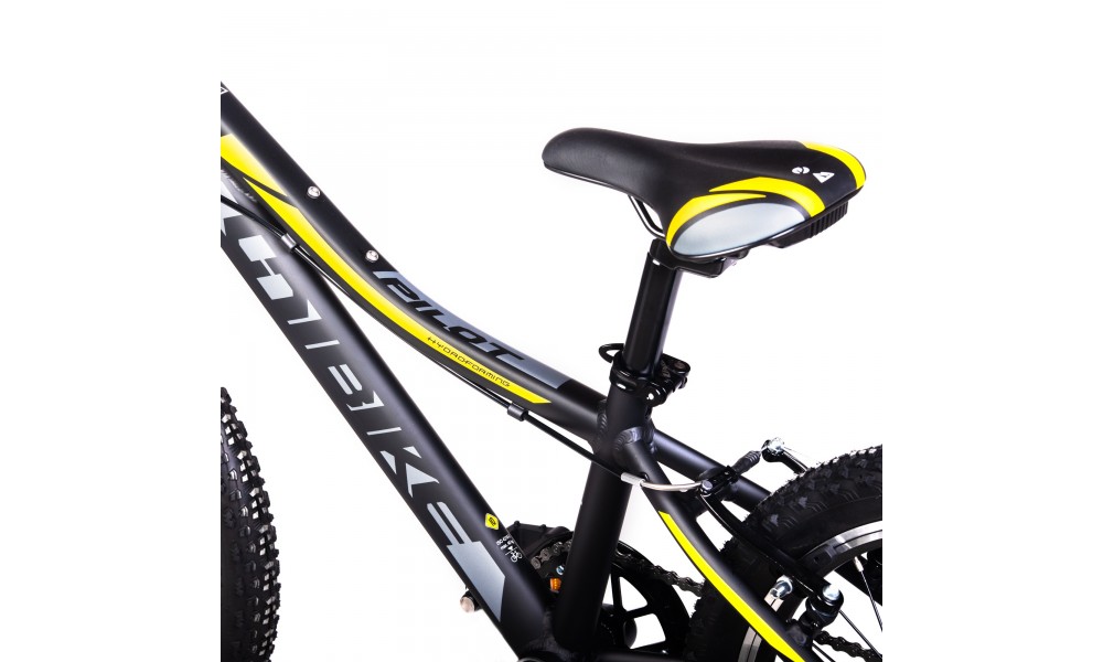 Rower dziecięcy Unibike Pilot 2024 - czarno-żółty