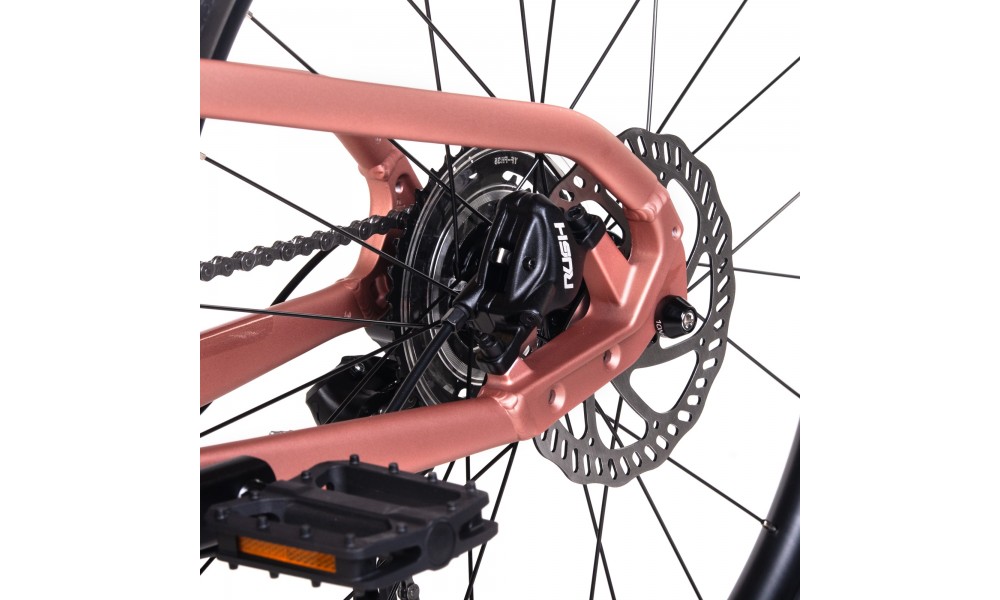 Rower młodzieżowy Unibike Rock 2024 - koralowy