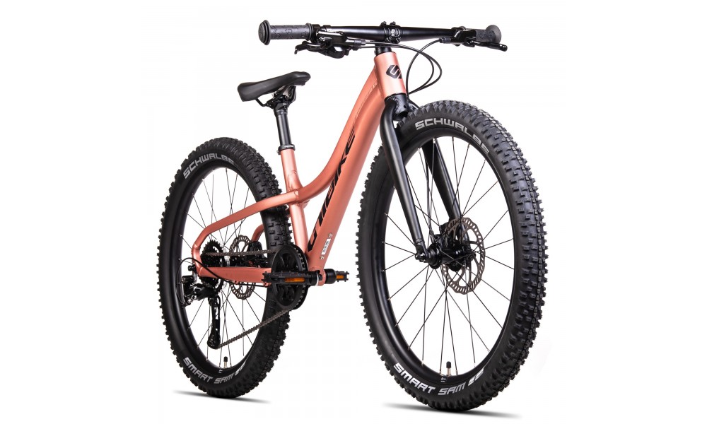 Rower młodzieżowy Unibike Rock 2024 - koralowy