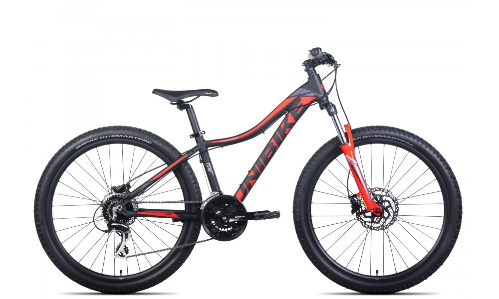 Rower górski Unibike Move 26 2024 - czarno-czerwony