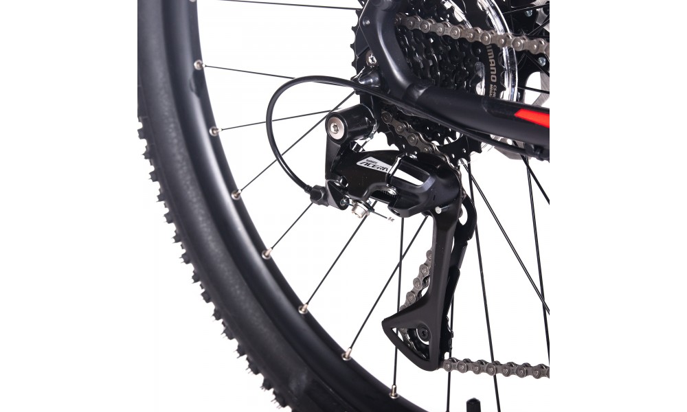 Rower górski Unibike Move 26 2024 - czarno-czerwony