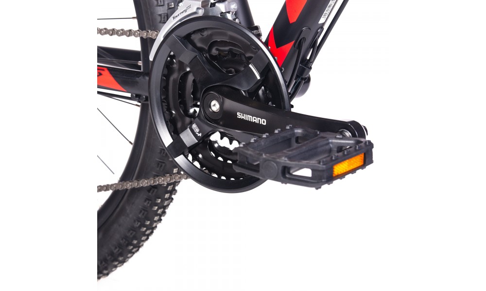 Rower górski Unibike Move 26 2024 - czarno-czerwony