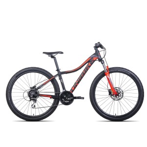 Rower górski Unibike Move 27,5 2024 - czarno-czerwony 1