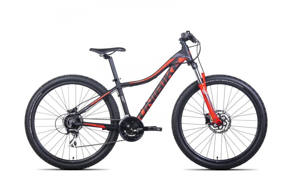 Rower górski Unibike Move 27,5 2024 - czarno-czerwony