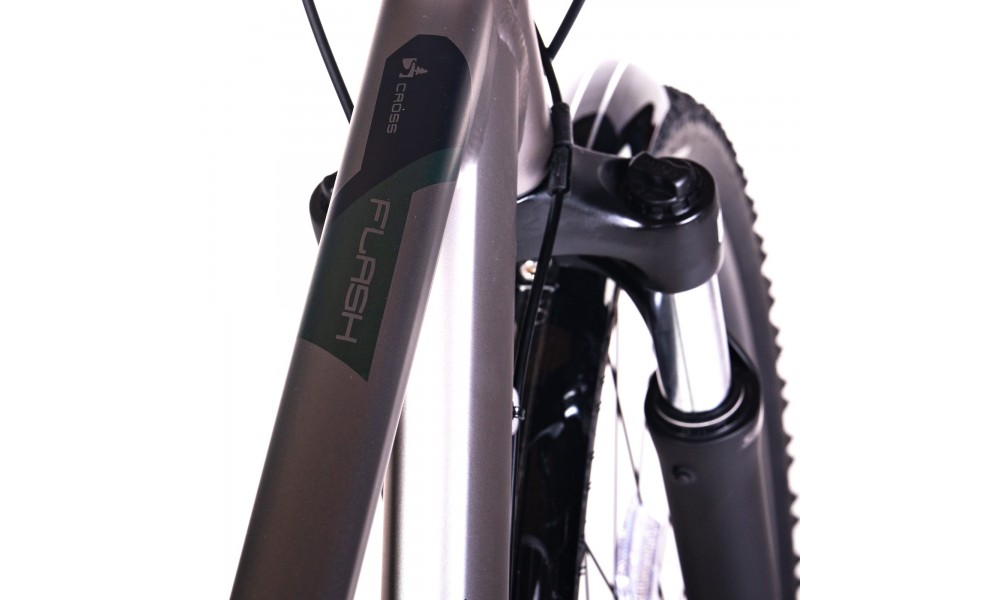 Rower crossowy Unibike Flash Man 2024 - grafitowy