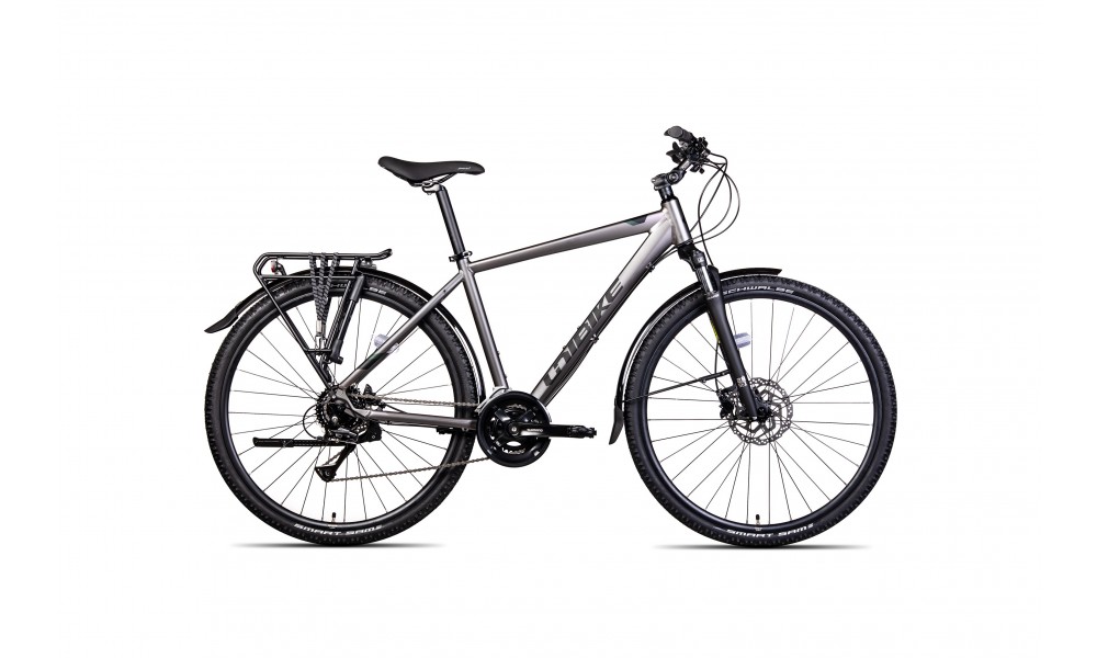 Rower crossowy Unibike Flash EQ Man 2024 - grafitowy