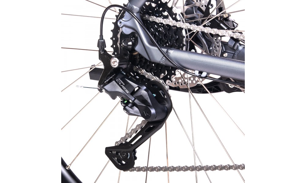 Rower crossowy Unibike Crossfire Man 2024 - grafitowy