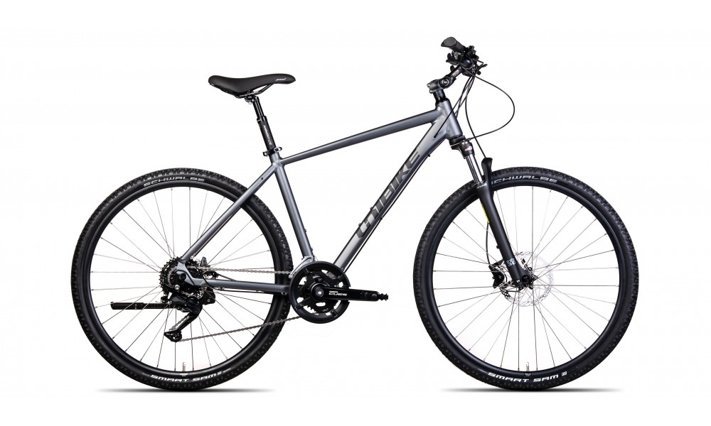 Rower crossowy Unibike Crossfire Man 2024 - grafitowy