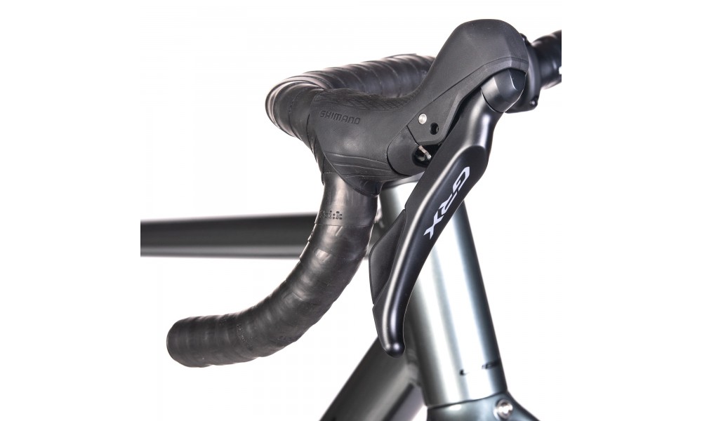 Rower gravel Unibike Geos 2024 - grafitowy