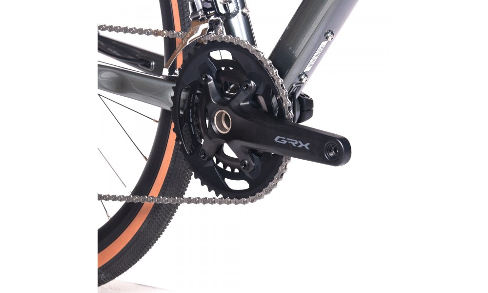 Rower gravel Unibike Geos 2024 - grafitowy