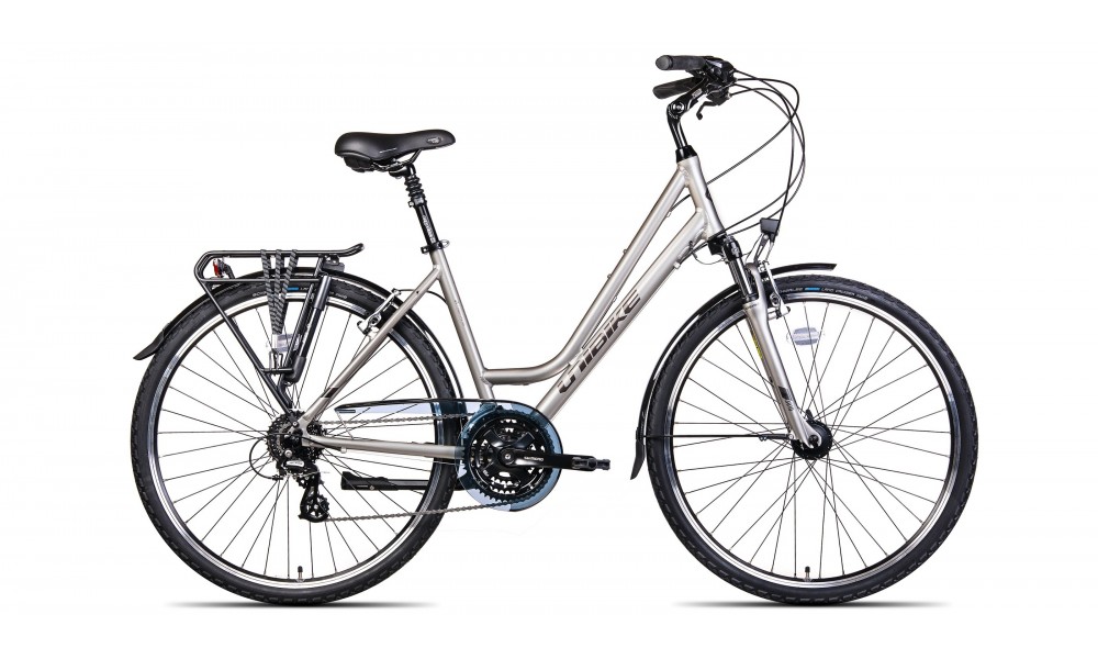 Rower trekingowy Unibike Vision Lady 2024 - szampański