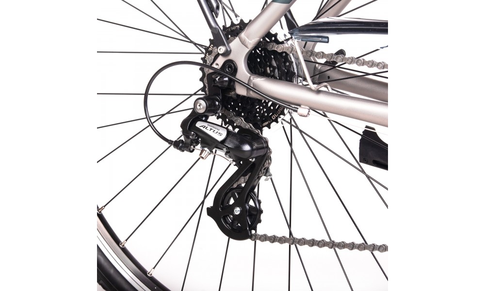 Rower trekingowy Unibike Vision Lady 2024 - szampański