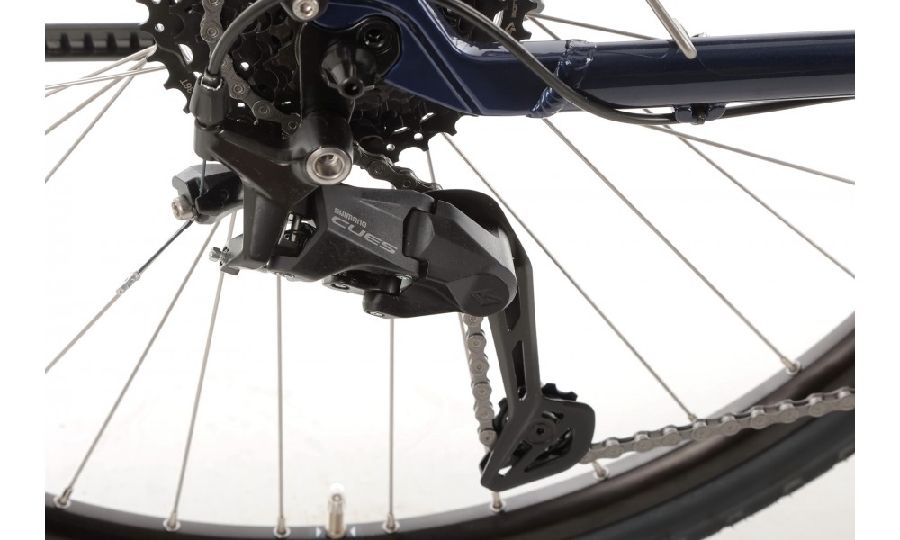 Rower trekingowy Unibike Voyager Lady 2024 - granatowy