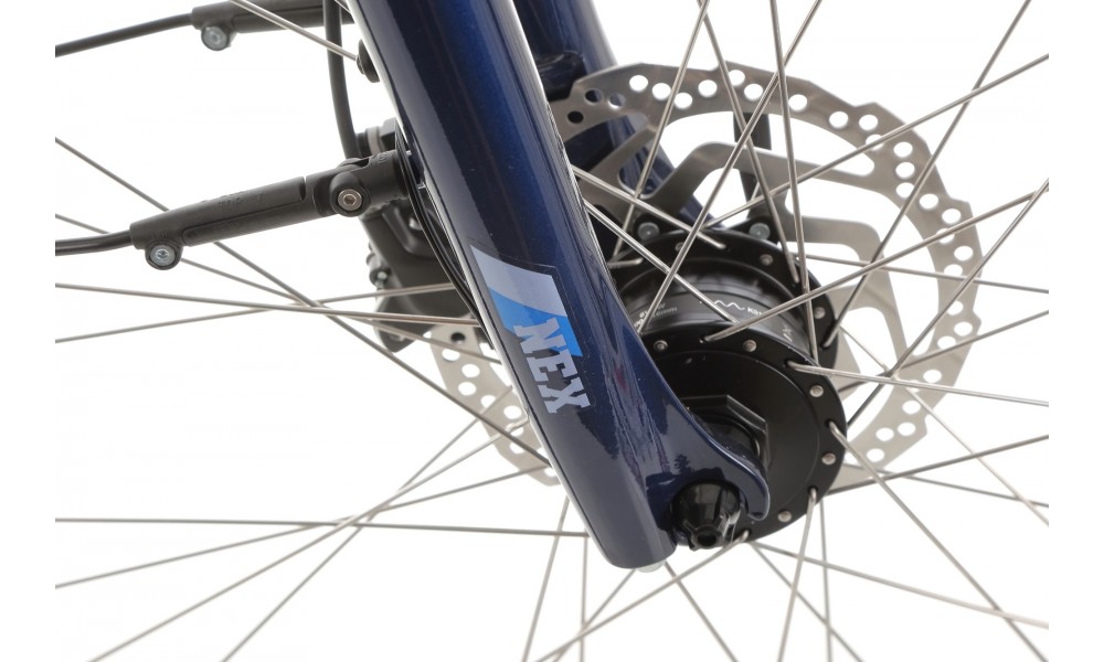 Rower trekingowy Unibike Voyager Lady 2024 - granatowy