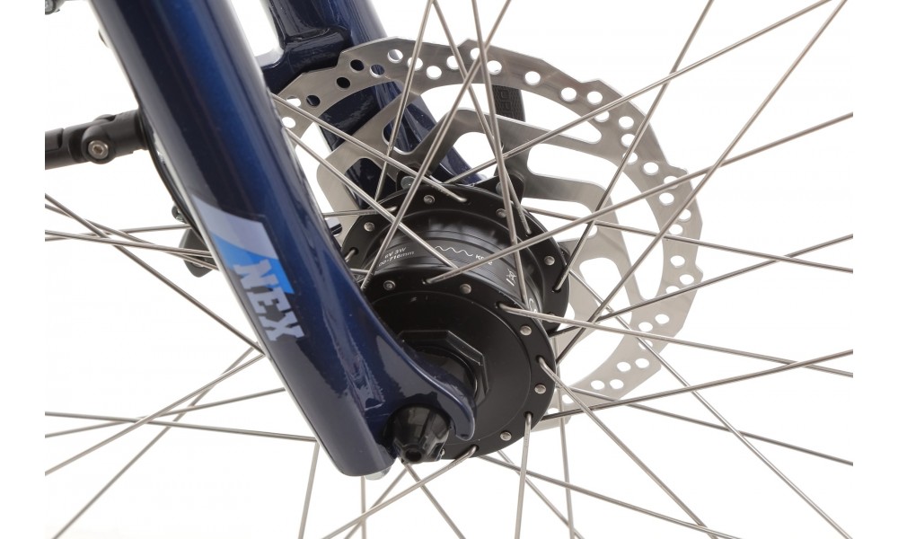 Rower trekingowy Unibike Voyager Lady 2024 - granatowy