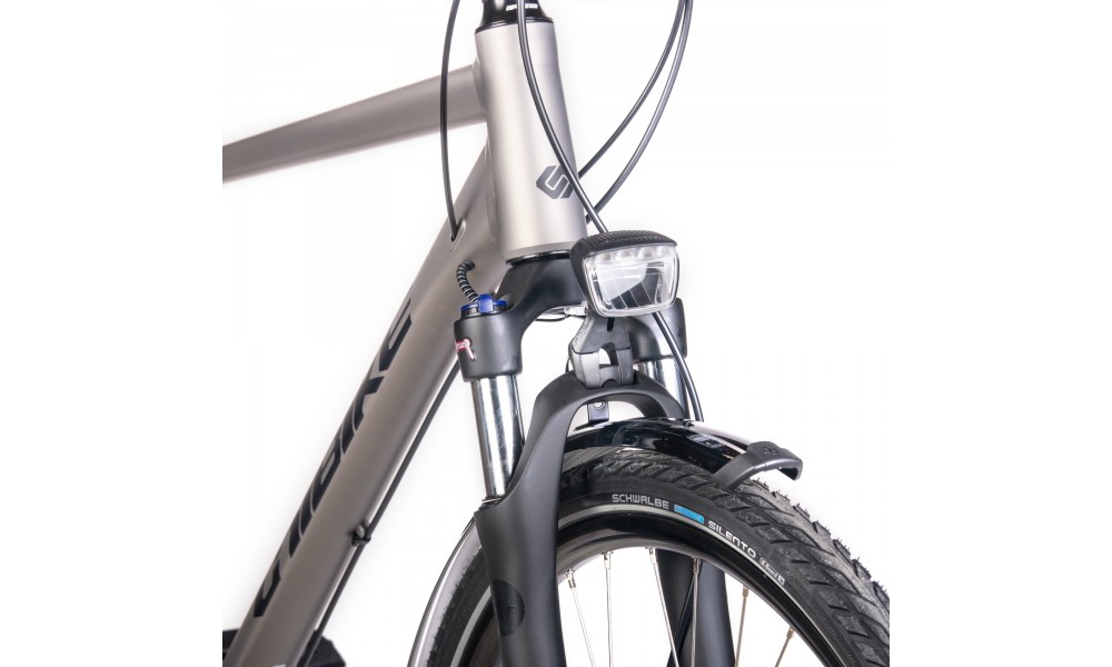 Rower trekingowy Unibike Expedition Lady 2024 - grafitowy