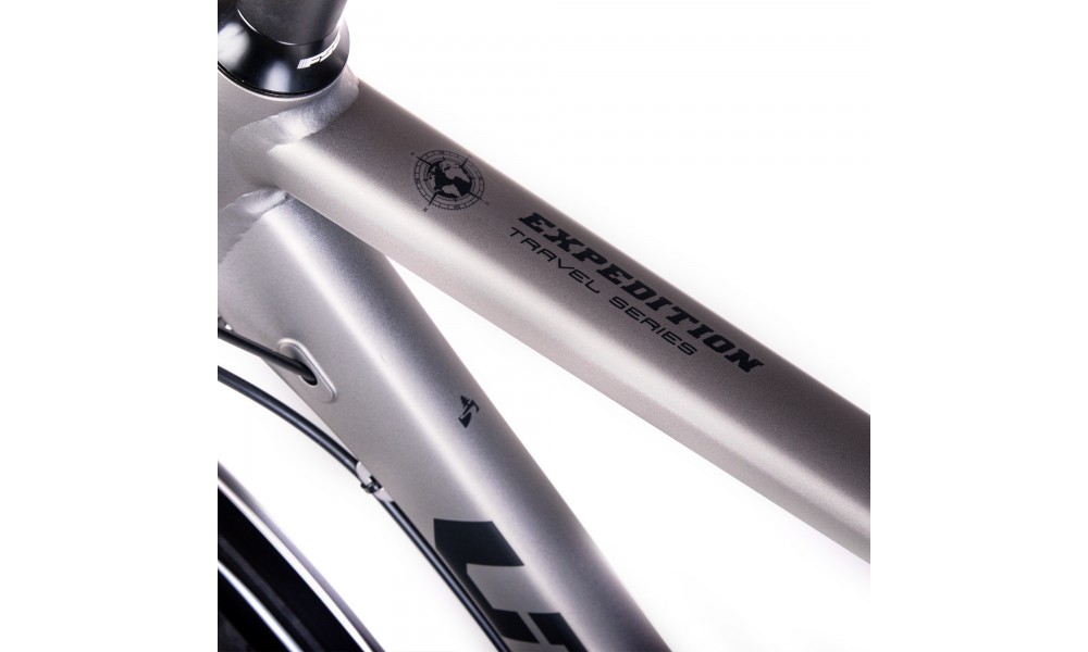 Rower trekingowy Unibike Expedition Lady 2024 - grafitowy