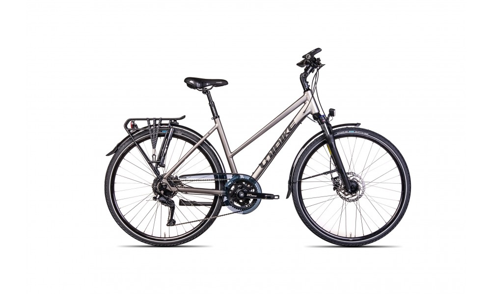 Rower trekingowy Unibike Expedition Lady 2024 - grafitowy