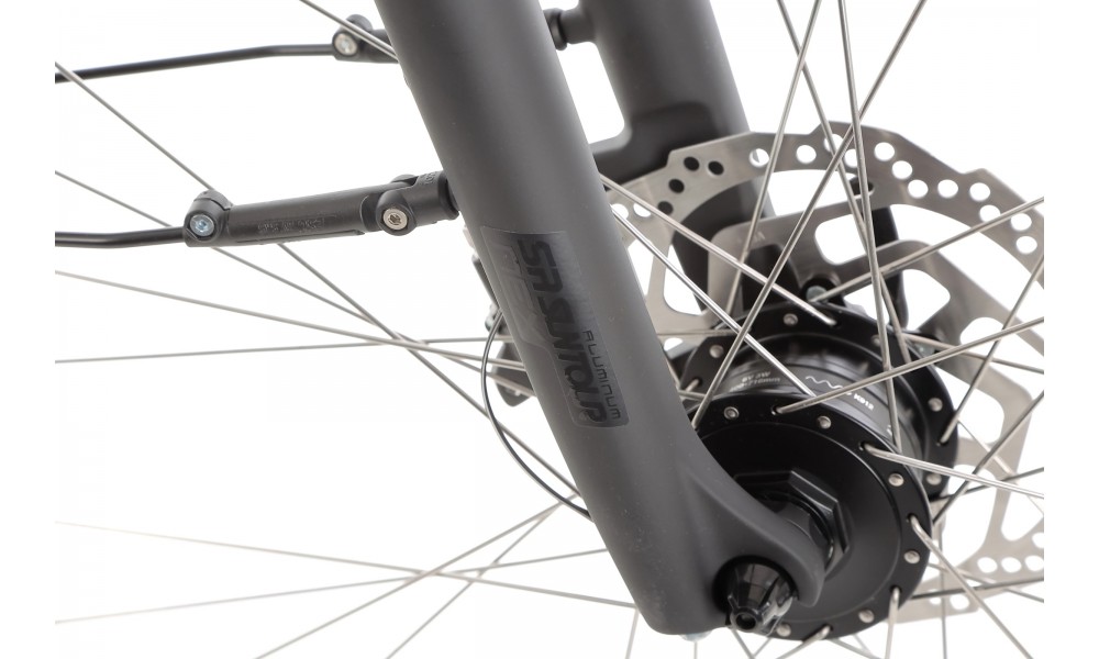 Rower trekingowy Unibike Expedition Man 2024 - grafitowy