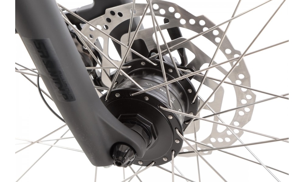 Rower trekingowy Unibike Expedition Man 2024 - grafitowy