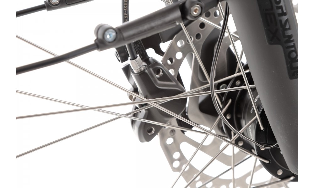 Rower trekingowy Unibike Expedition Man 2024 - grafitowy