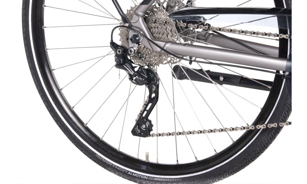 Rower trekkingowy Unibike Atlantis Lady 2024 - szary