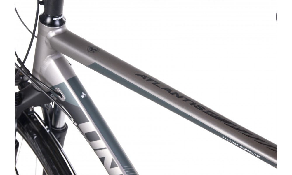 Rower trekkingowy Unibike Atlantis Man 2024 - szary