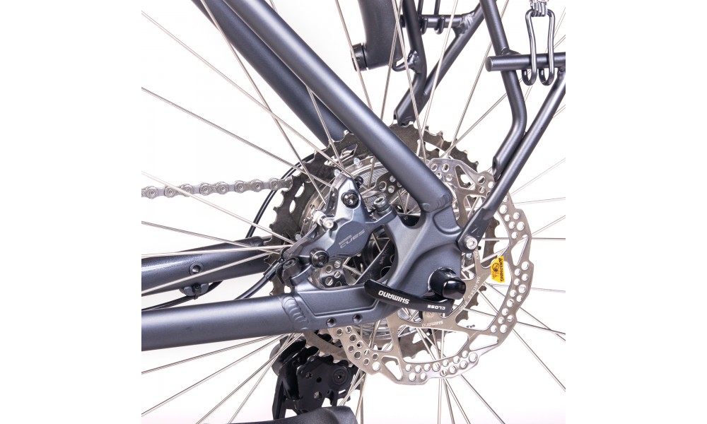 Rower trekingowy Unibike Globetrotter Lady 2024 - szary