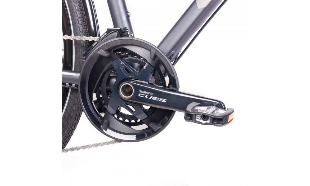 Rower trekingowy Unibike Globetrotter Man 2024 - szary