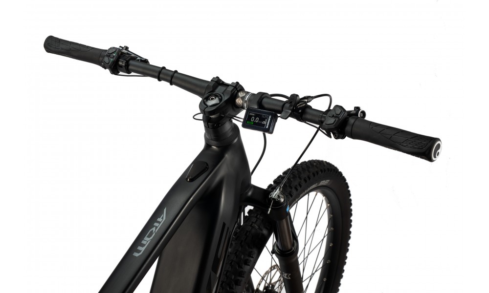 Rower górski elektryczny Unibike Atom 2024 - czarny