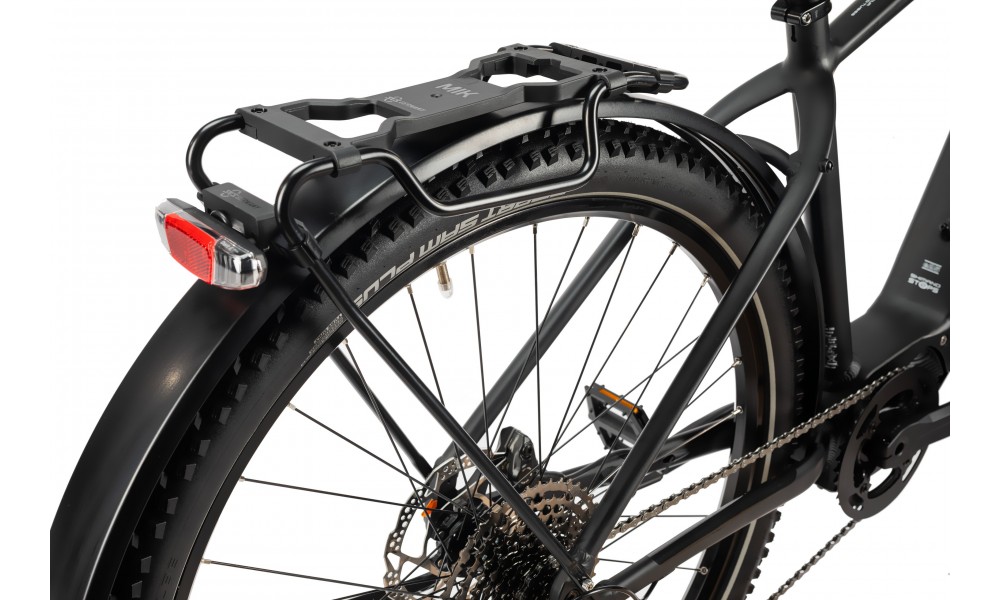 Rower trekkingowy elektryczny Unibike Tracker 2024 - czarny