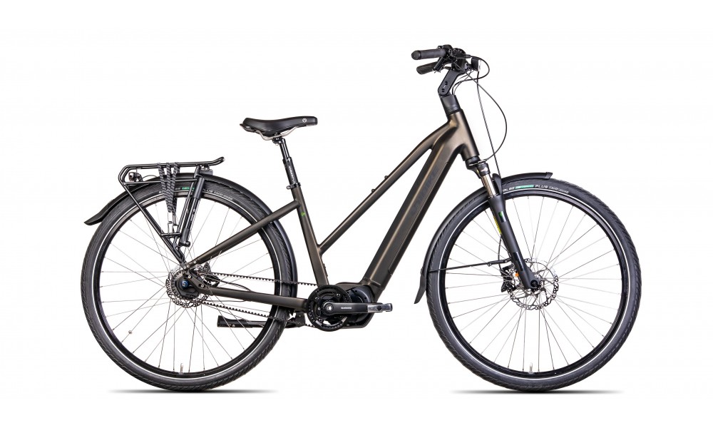 Rower trekingowy elektryczny Unibike Energy Lady 2024 - zielony