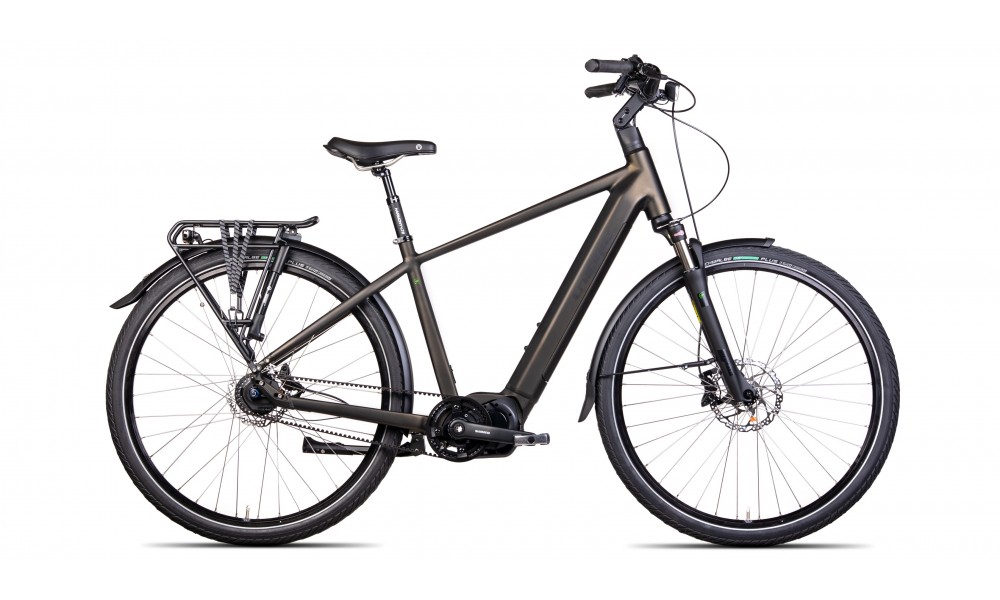 Rower trekingowy elektryczny Unibike Energy Man 2024 - zielony