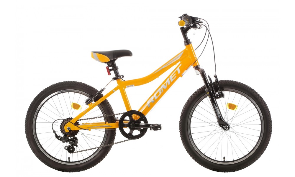 Rower dziecięcy Romet Rambler 20 Kid 2 2024 - żółty-szary