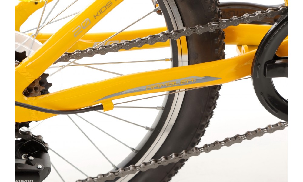 Rower dziecięcy Romet Rambler 20 Kid 2 2024 - żółty-szary