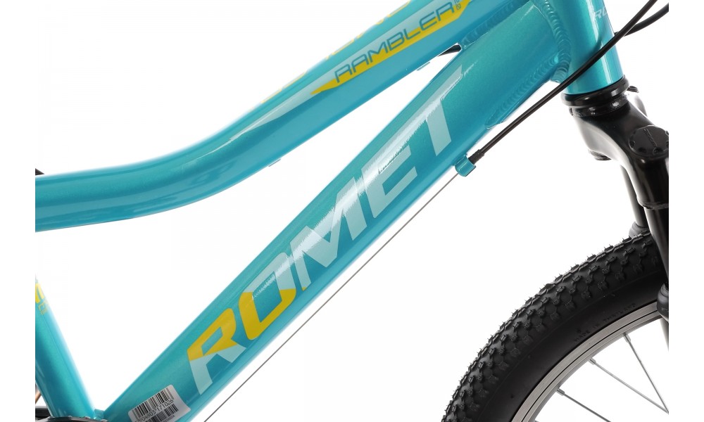 Rower dziecięcy Romet Rambler 20 Kid 2 2024 - turkusowy-niebieski