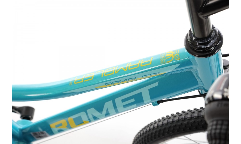 Rower dziecięcy Romet Rambler 20 Kid 2 2024 - turkusowy-niebieski