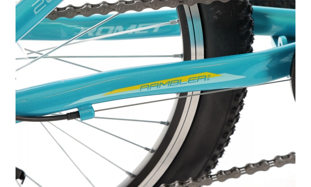 Rower dziecięcy Romet Rambler 20 Kid 2 2024 - turkusowy-niebieski