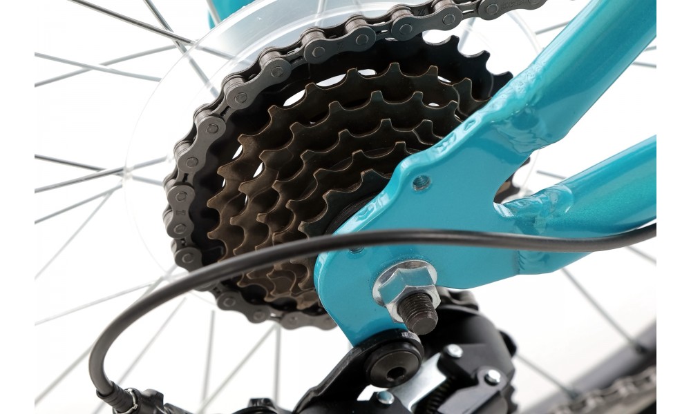 Rower dziecięcy Romet Rambler 20 Kid 2 2024 - turkusowy-niebieski