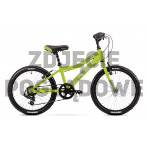 Rower dziecięcy Romet Rambler 20 Kid 1 2024 - limonkowo-szary 1