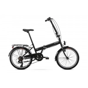 Rower miejski składany Romet Wigry Eco 2024 - czarny 1