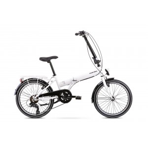 Rower miejski składany Romet Wigry Eco 2024 - biały 1