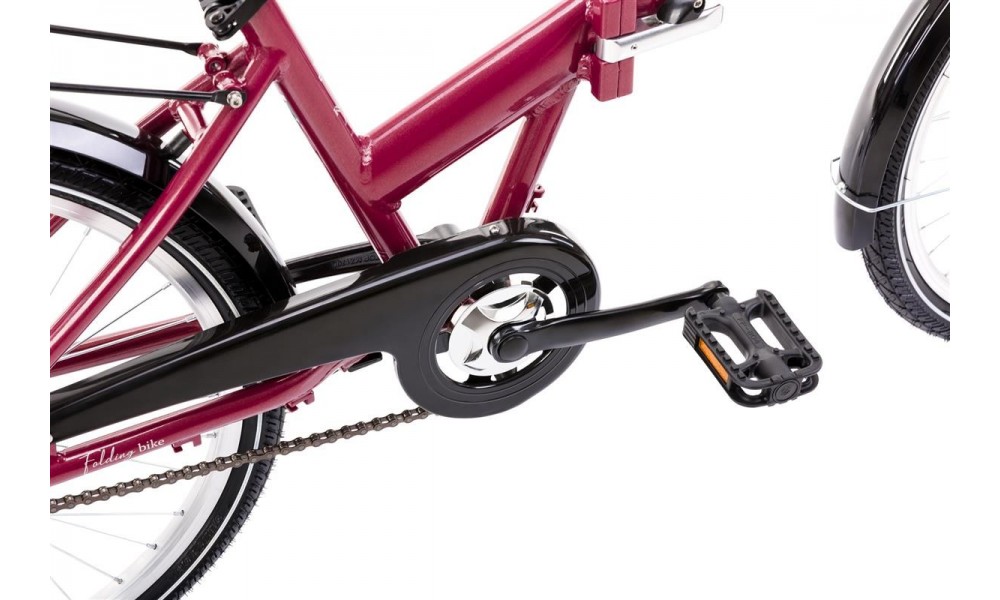 Rower miejski Romet Jubilat 2024 - bordowy