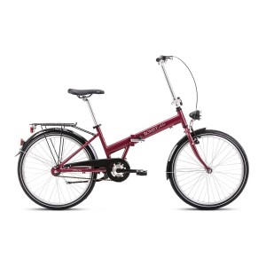 Rower miejski Romet Jubilat 2024 - bordowy 1