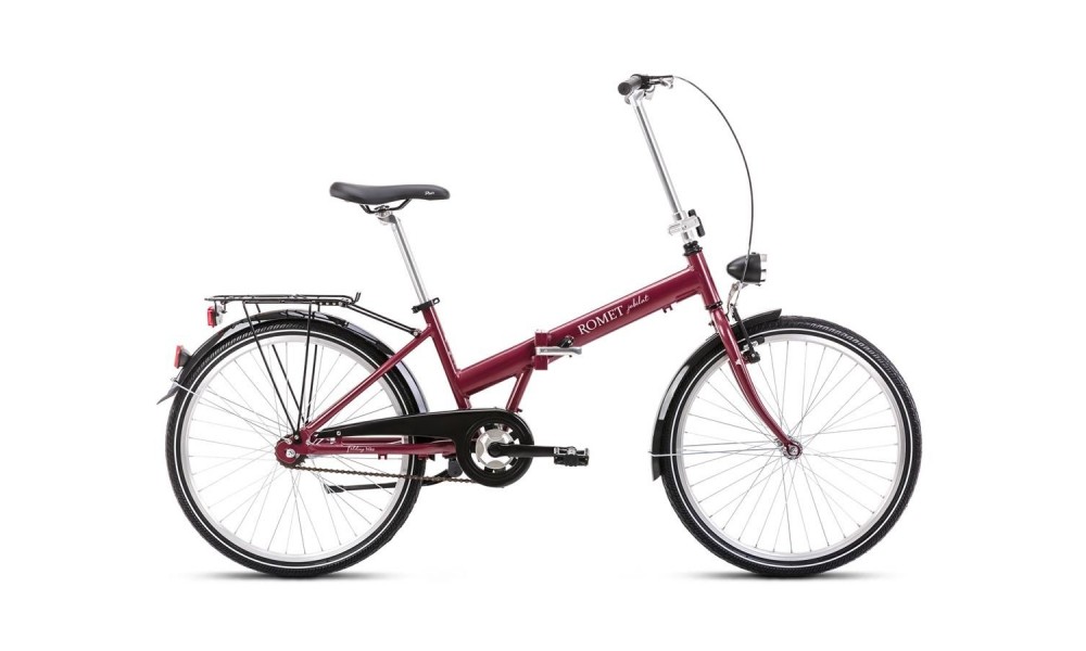 Rower miejski Romet Jubilat 2024 - bordowy