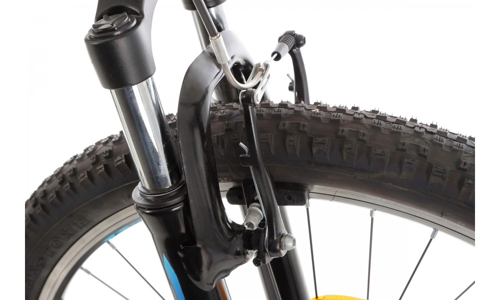 Rower górski Romet Rambler R6.0 JR 2024 - czarno-niebiesko-srebrny