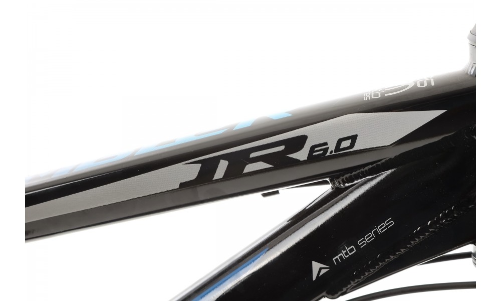 Rower górski Romet Rambler R6.0 JR 2024 - czarno-niebiesko-srebrny