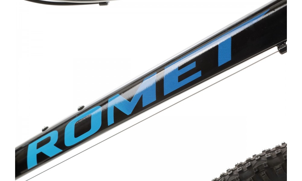 Rower górski Romet Rambler R6.0 JR 2024 - czarno-niebiesko-srebrny