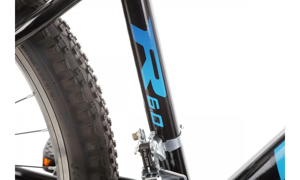 Rower górski Romet Rambler R6.0 JR 2024 - czarno-niebiesko-srebrny